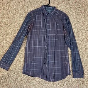 Kenneth Cole Long Sleeve Button Down Shirt